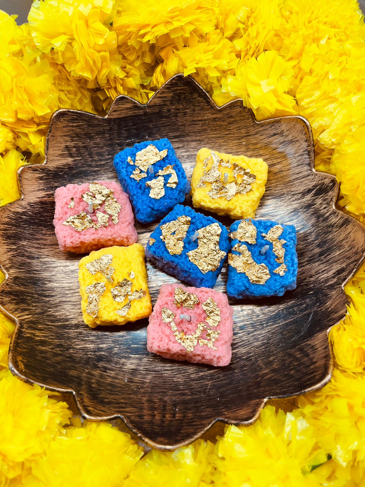 Kalakand Mithai Candle - 1 piece