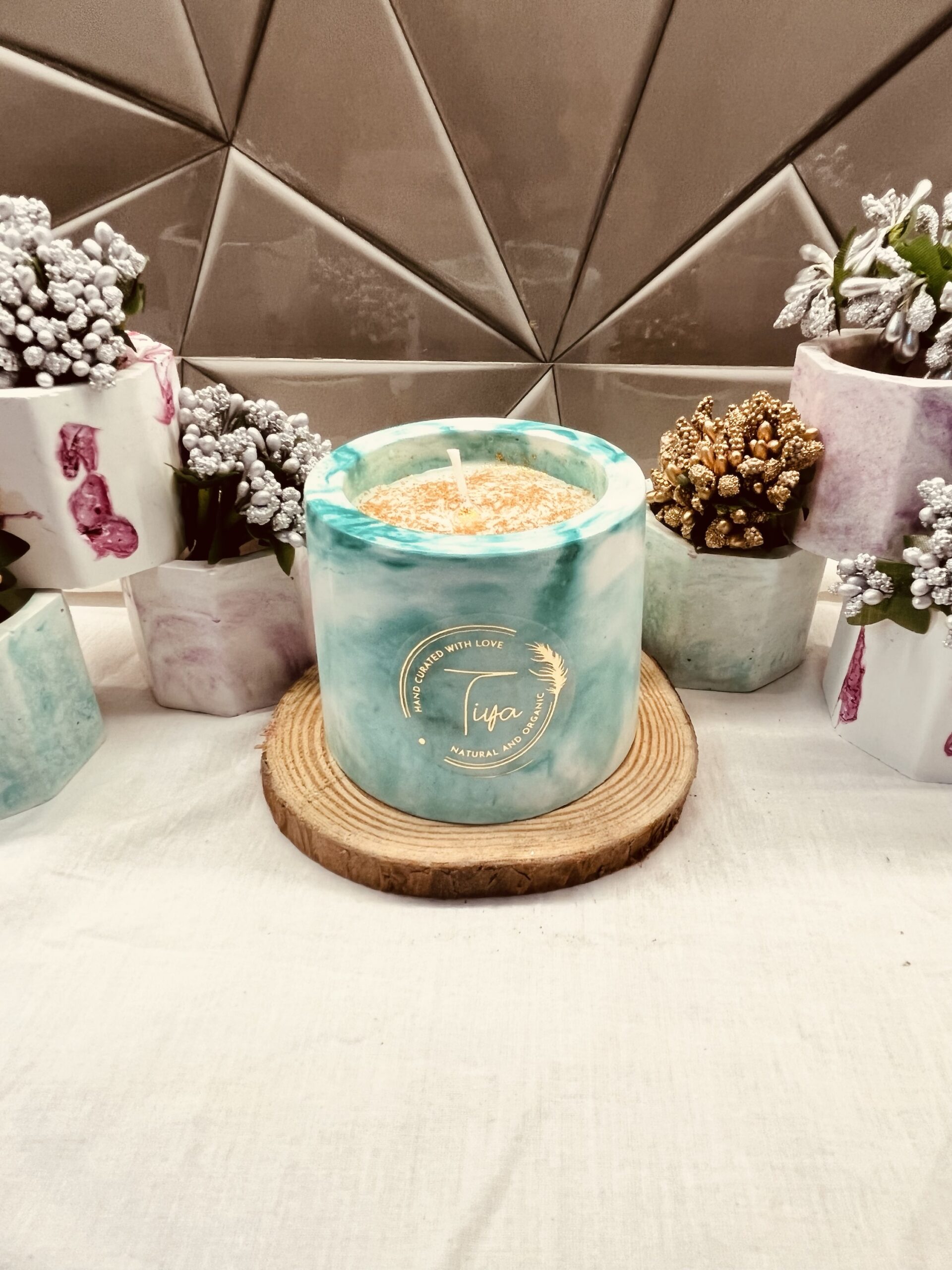 Table Top Jar Ceramic Candle - Big - Image 4