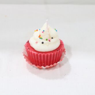 Pomegranate Cupcake Candle