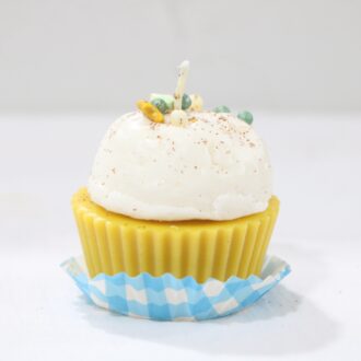 Pineapple Cupcake Candle
